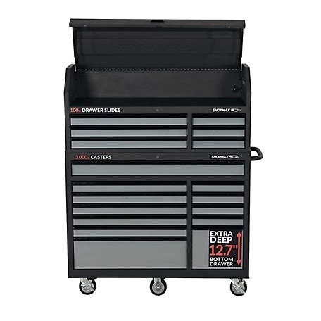 steel glide tool box 12 drawer|SHOPMAX 52 in. 18.